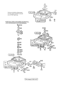 (3) Sump Base Assemblies Diagram and Parts List for 94988-0654-01  Briggs and Stratton Engine
